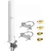Maswell 5G 4G WiFi 6 Zewnętrzna antena 2X2 MIMO Omni Full Band 700-6000 MHz