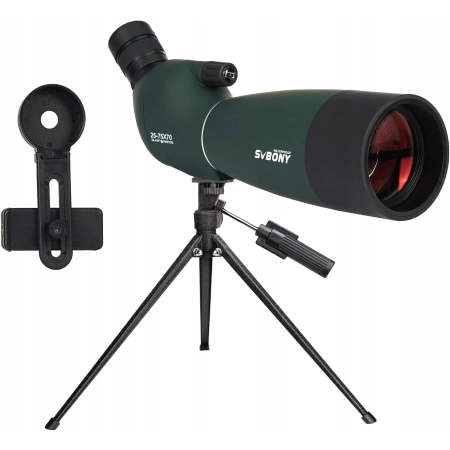 Luneta Svbony SV28PLUS 75 x 70 mm dla fanów obserwacji przyrody