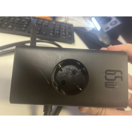 BASEUS ŁADOWARKA LISTWA ZASILAJĄCA ZASILACZ AC 230V 4x USB USB-C PD 65W