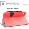 Etui LiuShan Lenovo Tab M8 FHD czerwone skóra PU 8-calowy odłączana