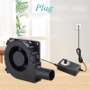 Wentylator Wathai 230V 120mm turbina z regulatorem do pieca i grilla