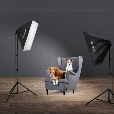 RALENO PS70 ZESTAW OŚWIETLENIOWY SOFTBOX 2SZT. 50W