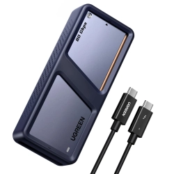 Obudowa SSD Ugreen M.2 NVMe Thunderbolt 5 80 GB/s aktywne chłodzenie Obudowa SSD Ugreen M.2 NVMe Thunderbolt 5 80 GB/s aktywne chłodzenie