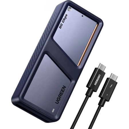 Obudowa SSD Ugreen M.2 NVMe Thunderbolt 5 80 GB/s aktywne chłodzenie