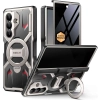 Etui TONGATE Galaxy Z Fold 7 Szary magnetyczny stojak 360 stopni MagSafe