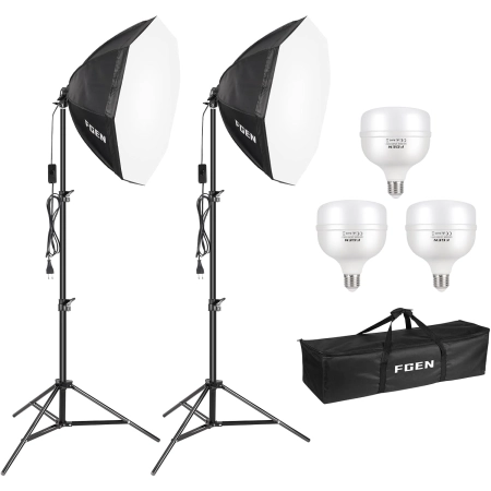 Softbox FGen YX-RGX01 135W 5500K 70cm Zestaw Studyjny 2 Statyw Studio
