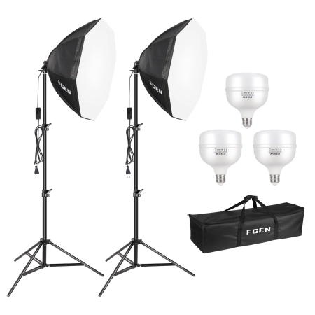 Softbox FGen YX-RGX01 135W 5500K 70cm Zestaw Studyjny 2 Statyw Studio