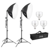 Softbox FGen YX-RGX01 135W 5500K 70cm Zestaw Studyjny 2 Statyw Studio