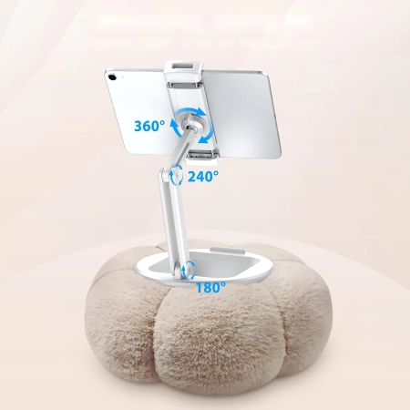 Stojak na tablet CreaDream Dyniowy regulowany z miską na przekąski