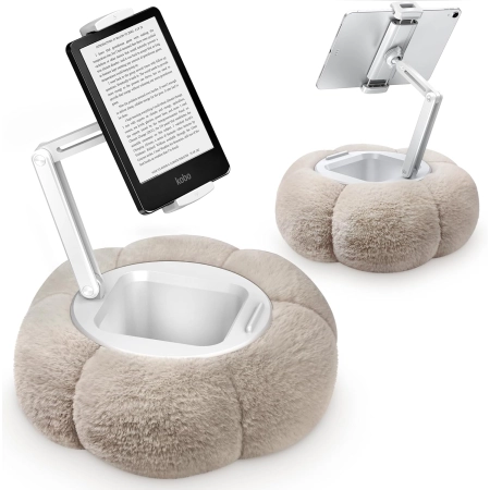Stojak na tablet CreaDream Dyniowy regulowany z miską na przekąski