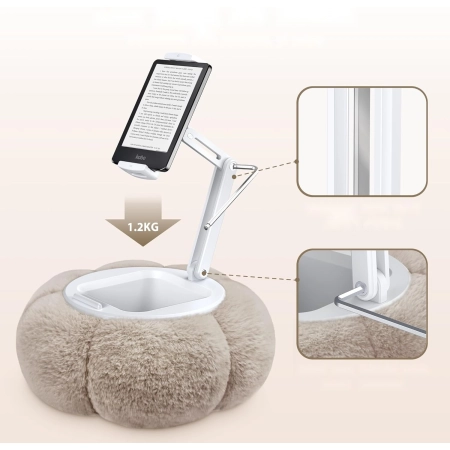 Stojak na tablet CreaDream Dyniowy regulowany z miską na przekąski