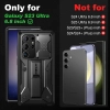 Etui TONGATE Samsung Galaxy S23 Ultra Czarny Osłona Aparatu z Podpórką