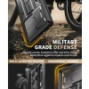 Etui TONGATE Samsung Galaxy S23 Ultra Czarny Osłona Aparatu z Podpórką