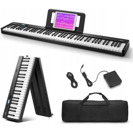 Składane pianino cyfrowe Eastar EP-10, 88 klawiszy