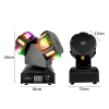 Światło dyskotekowe imprezowe LED RGB projektor DJ sterowany muzyką DMX512
