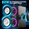 Głośnik przenośny TPBeat Bluetooth TPBEAT czarny 80 W