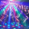 Światło dyskotekowe CR2032 LED RGB DJ sterowane muzyką DMX efekt