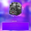 Światło dyskotekowe CR2032 LED RGB DJ sterowane muzyką DMX efekt