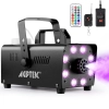 Wytwornica dymu AGPtEK 8 diod LED 13 kolorów RGB efekt 500 W