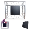 Stół DJ ODOXIA Składany 110x65x125cm Miejsce na Logo Pokrowiec