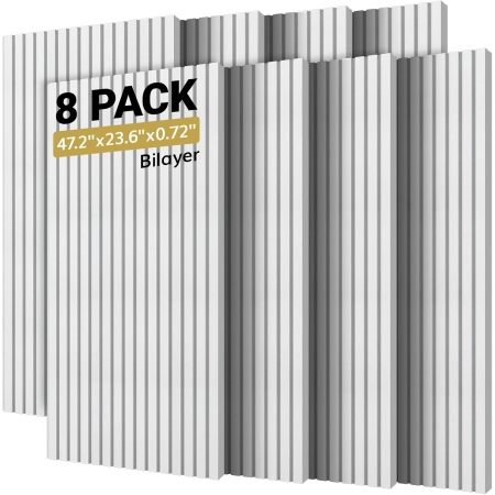 Panele akustyczne TONOR 8-Pack Biały 120x60x1.8cm samoprzylepne