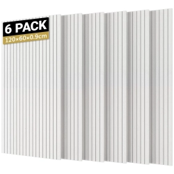 Panele akustyczne TONOR 6szt białe izolacja do studia 120x60x09 cm