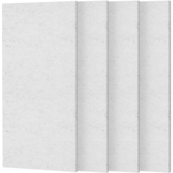 Samoprzylepne płyty akustyczne wygłuszające TONOR 112x55x0,9 cm białe 8 szt