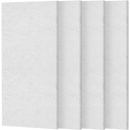 Samoprzylepne płyty akustyczne wygłuszające TONOR 112x55x0,9 cm białe 8 szt