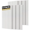Panele akustyczne TONOR 8 Pack Białe 120x60x09cm Samoprzylepne Dekoracyjne