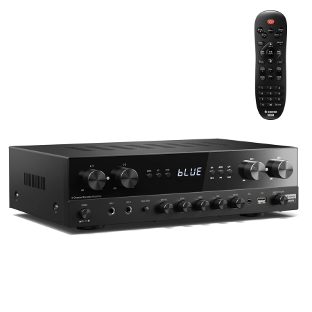 Wzmacniacz stereo Donner MAMP5 Bluetooth 5.0 4-kanałowy 1000W