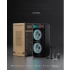 Karaoke Zestaw GREEN KEEPER 400W Bluetooth LED TWS USB 2 Mikrofony