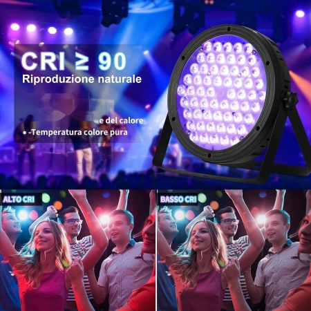 BETOPPER LPC120 PAR Oświetlenie sceniczne LED 2szt