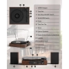 System stereo Muse MT-108BT z gramofonem i USB 33/45/78 RPM