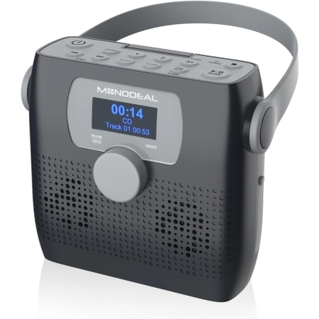Przenośny odtwarzacz CD MONODEAL MD 708 z radiem FM i Bluetooth