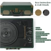 Gramofon Trynnay R610GR zielony styl retro