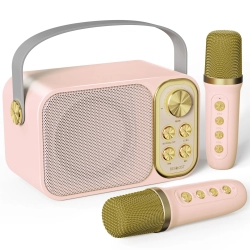Głośnik Bescost YS-228 Karaoke 2 Mikrofony Bluetooth Idealny na Party