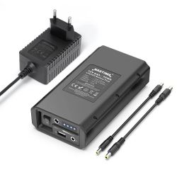 Nastima Akumulator powerbank z wyjściem 12V DC i 5V USB 12,8 V 6000 mAh