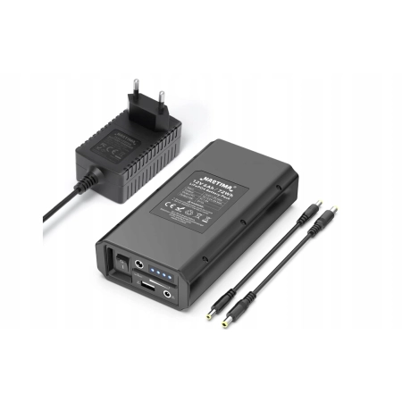 Nastima Akumulator powerbank z wyjściem 12V DC i 5V USB 12,8 V 6000 mAh