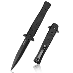Nóż składany NedFoss MERMAID 8,5 cm Stal D2 EDC G10