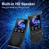 Odtwarzacz MP3 64 GB Bluetooth 5.3 HiFi Głośnik E-book Dyktafon Czarny