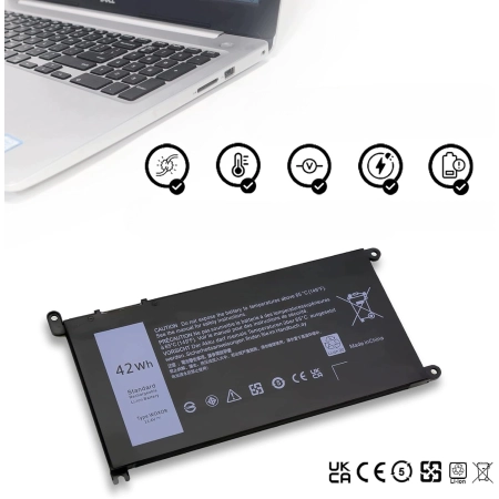 Bateria do laptopa WDXOR litowo jonowa Dell Inspiron Latitude 11,4V 42Wh