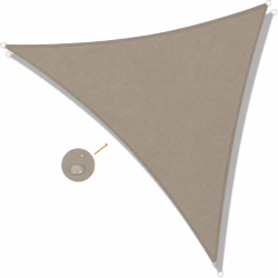 SUNNY GUARD ŻAGIEL OGRODOWY PRZECIWSŁONECZNY TRÓJKĄTNY 3x3x3m TAUPE