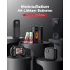 AKUMULATORY LITOWO JONOWE AA 8 SZTUK 3600 MAH Z UNIWERSALNA LADOWARKA EBL
