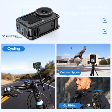 Ramka Obudowa Frame Mount Camera Cage Klatka do DJI Osmo Action 6 / ABS