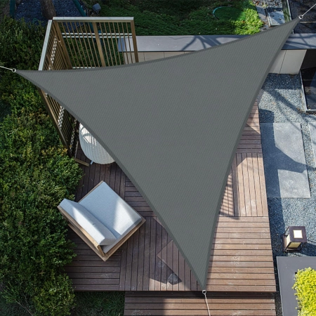 Żagiel Sunny Guard Trójkątny Antracyt Wodoszczelny 2.5x2.5x2.5m UV