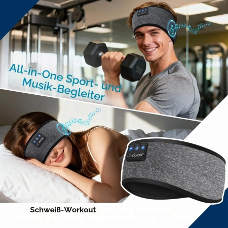 Opaska na głowę ze słuchawkami BEZPRZEWODOWA BLUETOOTH