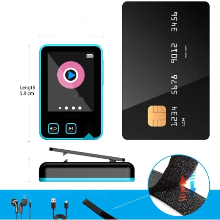AIANDCC M8 ODTWARACZ MP3 32GB BLUTOOTH OPASKA KLIPS