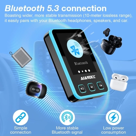 AIANDCC M8 ODTWARACZ MP3 32GB BLUTOOTH OPASKA KLIPS