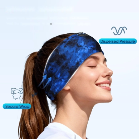 Opaska na głowę ze słuchawkami BEZPRZEWODOWA BLUETOOTH