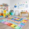 Dywan Mata Edukacyjna Luogort Kids Litery Mapa 230x160 cm  motyw alfabetu